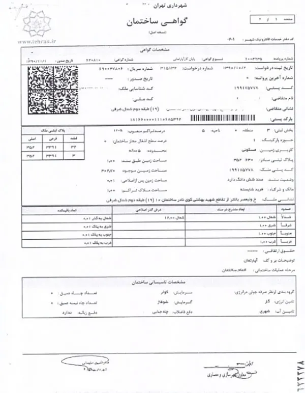 مجوز پایان کار