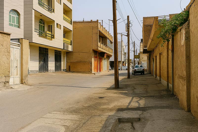 محاسبه عقب نشینی ساختمان